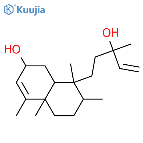 3,14-Clerodadiene-2,13-diol; (ent-2β,13R)-form structure