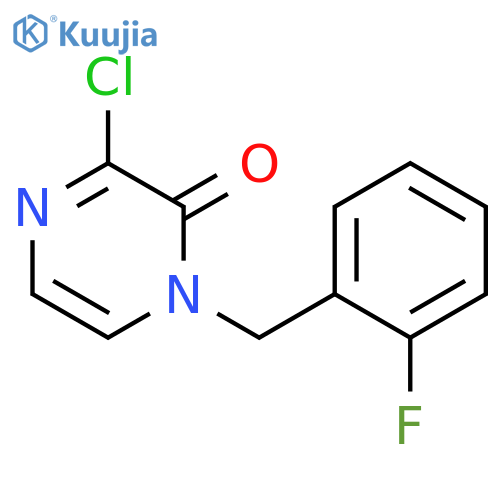 3-chloro-1-(2-fluorobenzyl)pyrazin-2(1H)-one structure