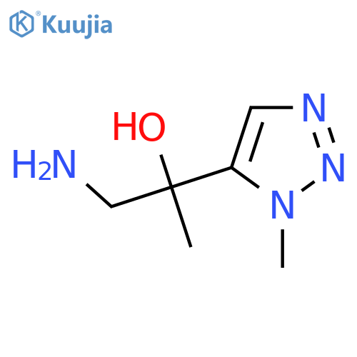1-amino-2-(1-methyl-1H-1,2,3-triazol-5-yl)propan-2-ol structure