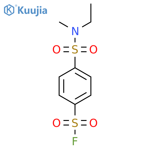 4-ethyl(methyl)sulfamoylbenzene-1-sulfonyl fluoride structure