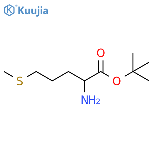 Tert-butyl 2-amino-5-(methylsulfanyl)pentanoate structure