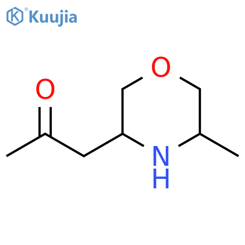 1-(5-Methylmorpholin-3-yl)propan-2-one structure