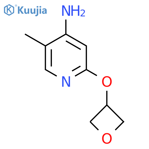 5-Methyl-2-(oxetan-3-yloxy)pyridin-4-amine structure