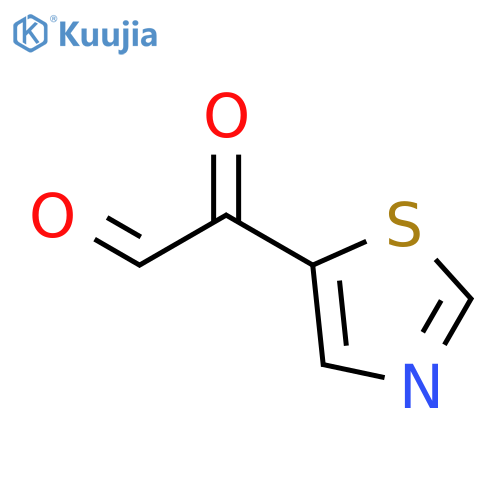 5-Thiazoleacetaldehyde, α-oxo- structure
