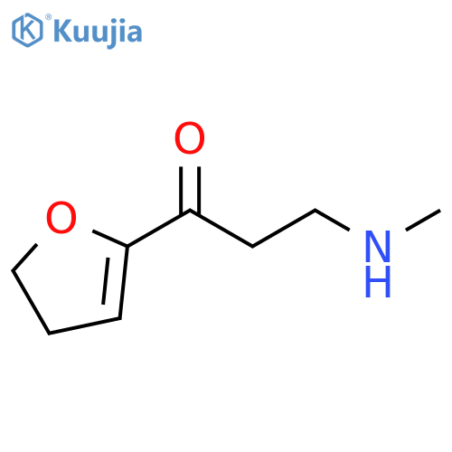 1-Propanone, 1-(4,5-dihydro-2-furanyl)-3-(methylamino)- structure