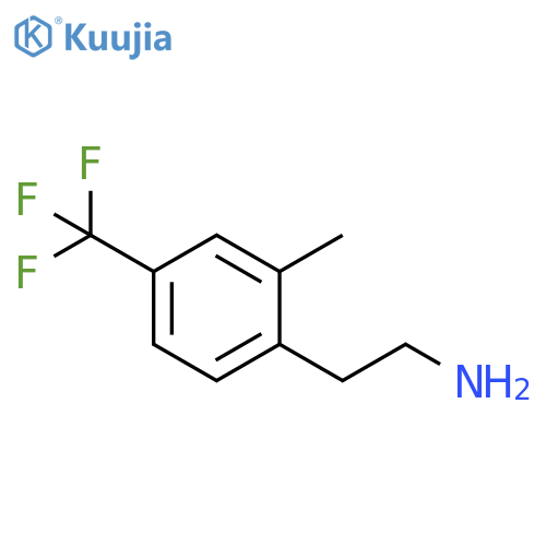 2-2-methyl-4-(trifluoromethyl)phenylethan-1-amine structure