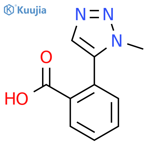 2-(1-methyl-1H-1,2,3-triazol-5-yl)benzoic acid structure
