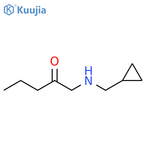 2-Pentanone, 1-[(cyclopropylmethyl)amino]- structure