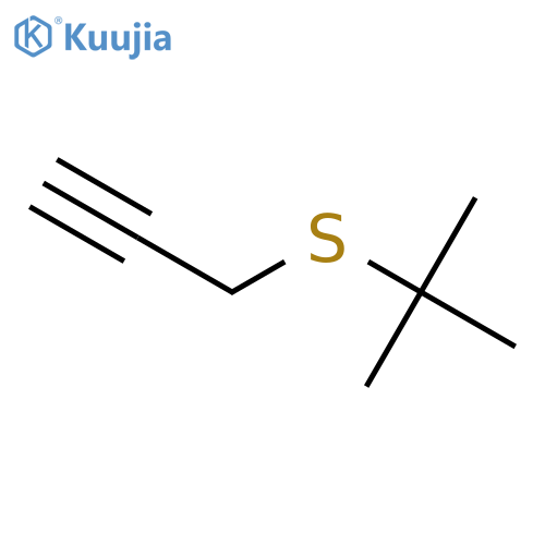 1-Propyne, 3-[(1,1-dimethylethyl)thio]- structure