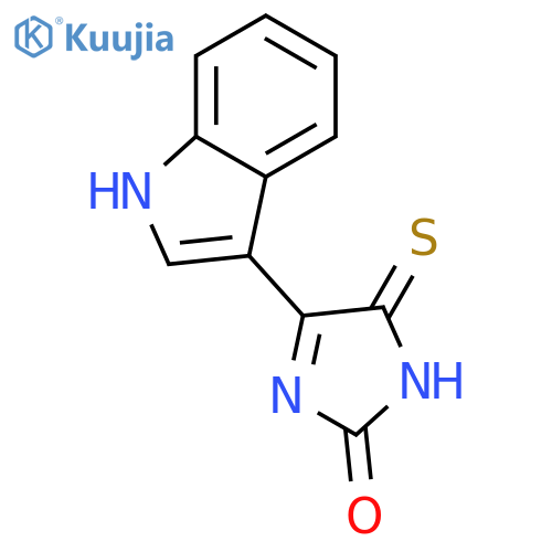 2H-Imidazol-2-one,1,5-dihydro-4-(1H-indol-3-yl)-5-thioxo- structure