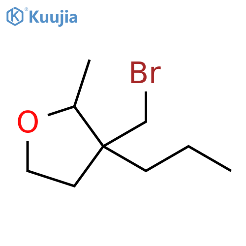 Furan, 3-(bromomethyl)tetrahydro-2-methyl-3-propyl- structure