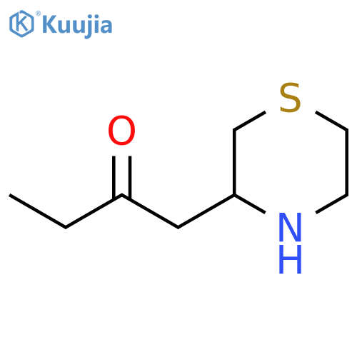 2-Butanone, 1-(3-thiomorpholinyl)- structure