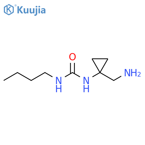 Urea, N-[1-(aminomethyl)cyclopropyl]-N'-butyl- structure