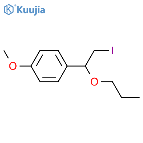 1-(2-iodo-1-propoxyethyl)-4-methoxybenzene structure