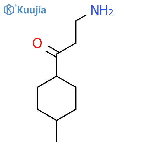 3-Amino-1-(4-methylcyclohexyl)propan-1-one structure