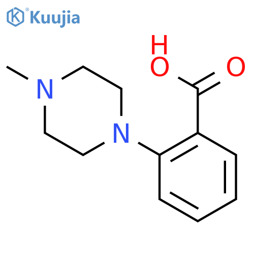 2-(4-Methylpiperazin-1-yl)benzoic Acid structure
