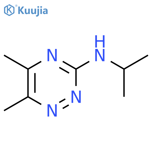 5,6-dimethyl-N-(propan-2-yl)-1,2,4-triazin-3-amine structure