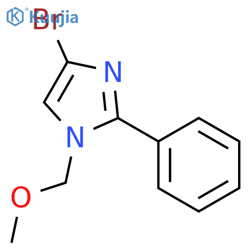1H-Imidazole, 4-bromo-1-(methoxymethyl)-2-phenyl- structure