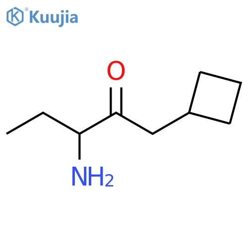 2-Pentanone, 3-amino-1-cyclobutyl- structure