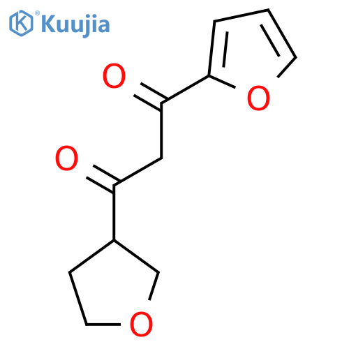 1-(furan-2-yl)-3-(oxolan-3-yl)propane-1,3-dione structure