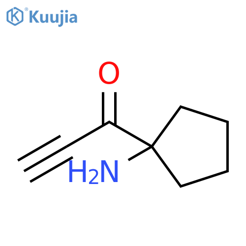 2-Propyn-1-one, 1-(1-aminocyclopentyl)- structure