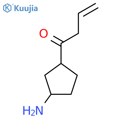 1-(3-Aminocyclopentyl)but-3-en-1-one structure
