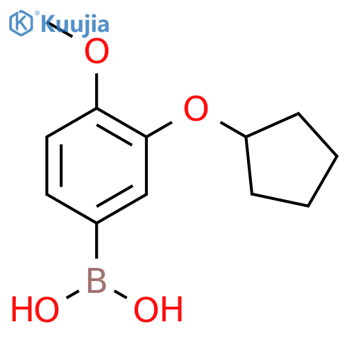 3-(Cyclopentyloxy)-4-methoxyphenylboronic acid structure