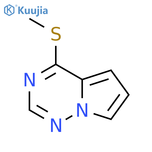4-(methylsulfanyl)pyrrolo[2,1-f][1,2,4]triazine structure