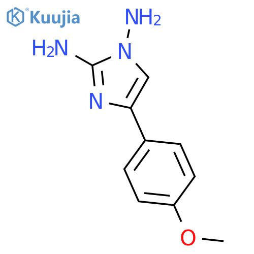 4-(4-methoxyphenyl)-1H-Imidazole-1,2-diamine structure