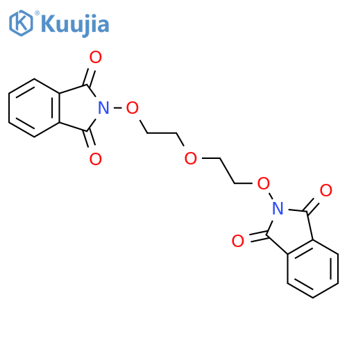 2-(2-{2-[(1,3-dioxo-2,3-dihydro-1H-isoindol-2-yl)oxy]ethoxy}ethoxy)-2,3-dihydro-1H-isoindole-1,3-dione structure