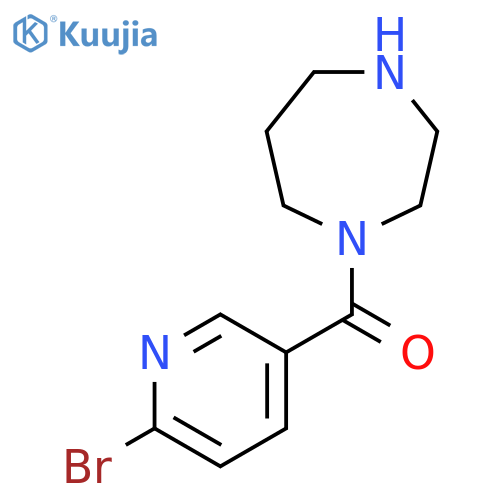 1-(6-Bromopyridine-3-carbonyl)-1,4-diazepane structure