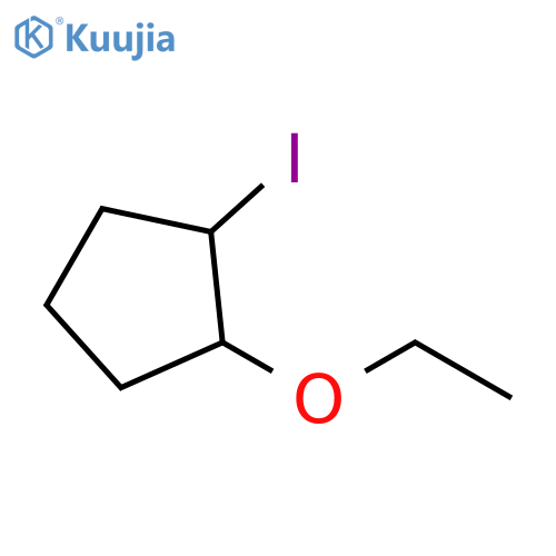 1-ethoxy-2-iodocyclopentane structure