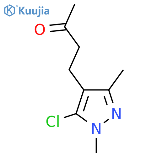 4-(5-chloro-1,3-dimethyl-1H-pyrazol-4-yl)butan-2-one structure