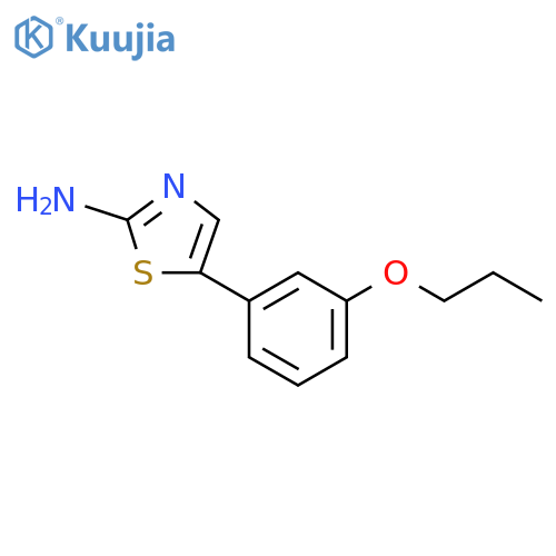 5-(3-Propoxyphenyl)thiazol-2-amine structure