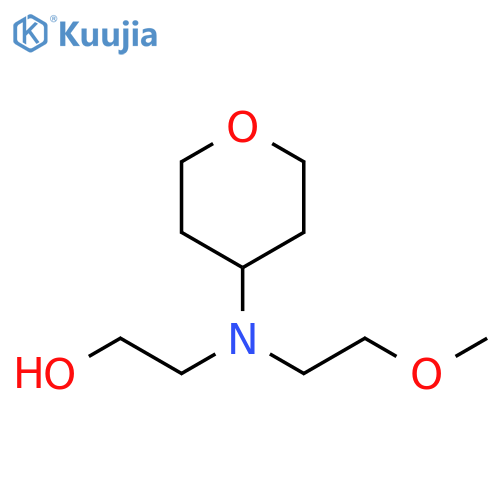 2-((2-methoxyethyl)(tetrahydro-2H-pyran-4-yl)amino)ethan-1-ol structure