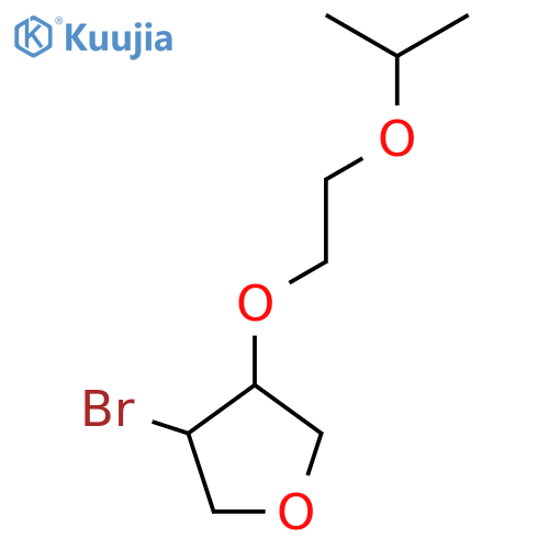 3-bromo-4-2-(propan-2-yloxy)ethoxyoxolane structure