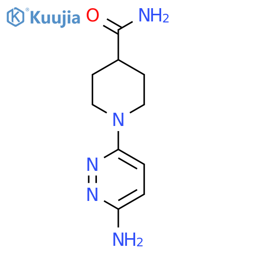 1-(6-Aminopyridazin-3-yl)piperidine-4-carboxamide structure