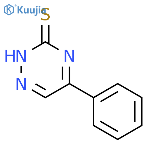 1,2,4-Triazine-3(2H)-thione,5-phenyl- structure