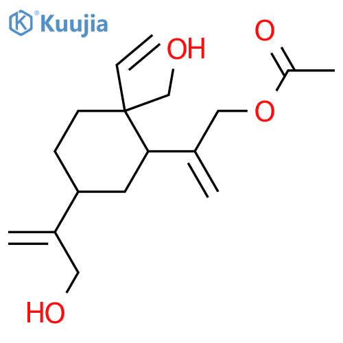 1,3,11(13)-Elematriene-12,14,15-triol; 15-Ac structure