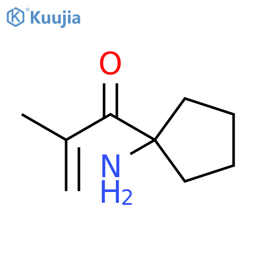 2-Propen-1-one, 1-(1-aminocyclopentyl)-2-methyl- structure