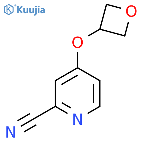 4-(Oxetan-3-yloxy)pyridine-2-carbonitrile structure
