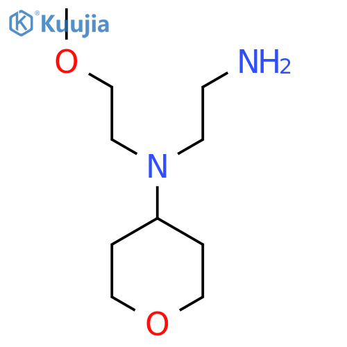 N1-(2-Methoxyethyl)-N1-(tetrahydro-2H-pyran-4-yl)ethane-1,2-diamine structure
