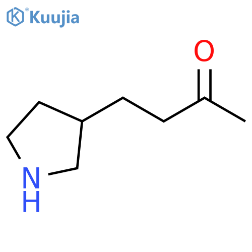 2-Butanone, 4-(3-pyrrolidinyl)- structure