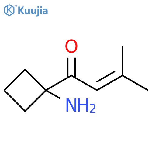1-(1-Aminocyclobutyl)-3-methyl-2-buten-1-one structure
