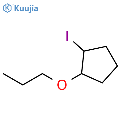 1-iodo-2-propoxycyclopentane structure
