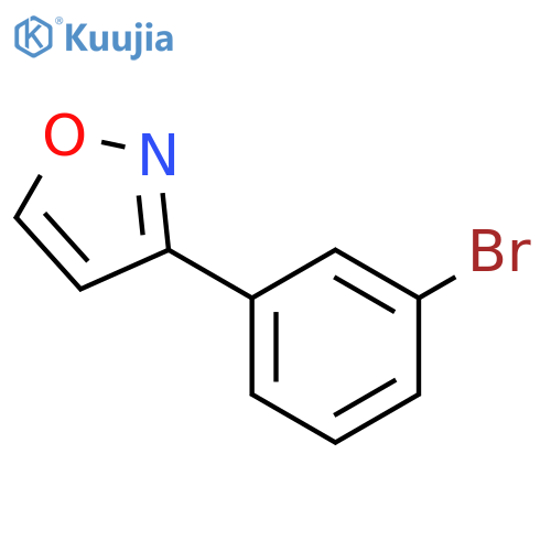 Isoxazole, 3-(3-bromophenyl)- structure