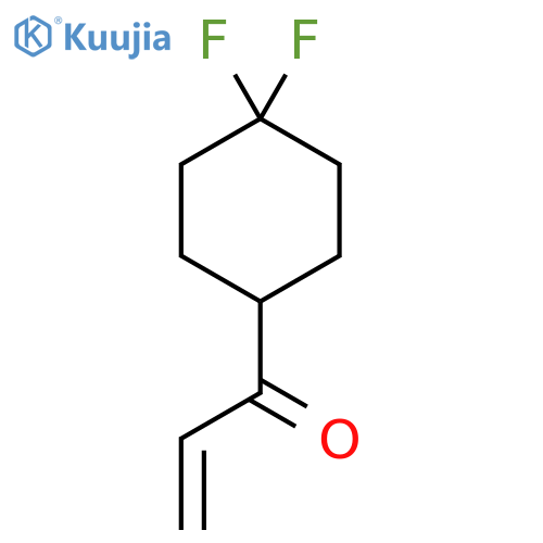 1-(4,4-difluorocyclohexyl)prop-2-en-1-one structure