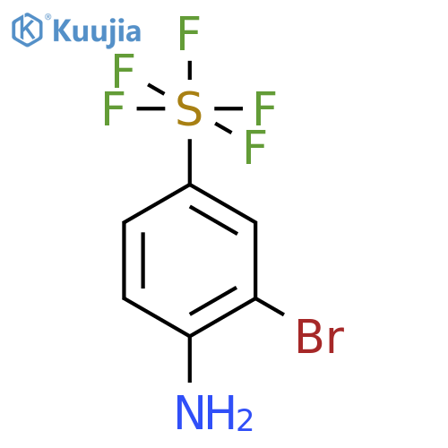 2-Bromo-4-(Pentafluorosulfanyl)Aniline structure