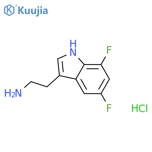 5,7-DIFLUOROTRYPTAMINE HYDROCHLORIDE structure
