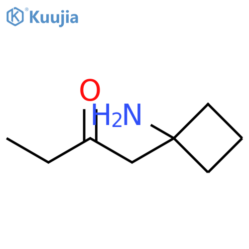 2-Butanone, 1-(1-aminocyclobutyl)- structure